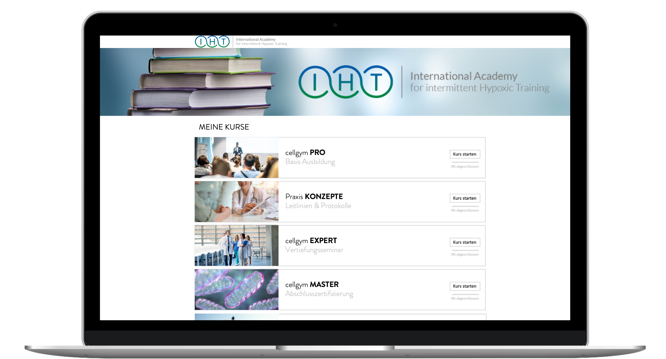 Cellgym e-learning platform