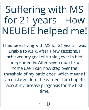 Suffering with MS for 21 years - How NEUBIE helped me!